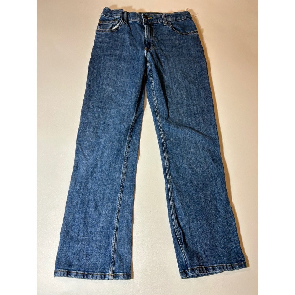 Wrangler Classic Boot Jeans Boys 14 Regular Blue Excellent Adjustable Waist